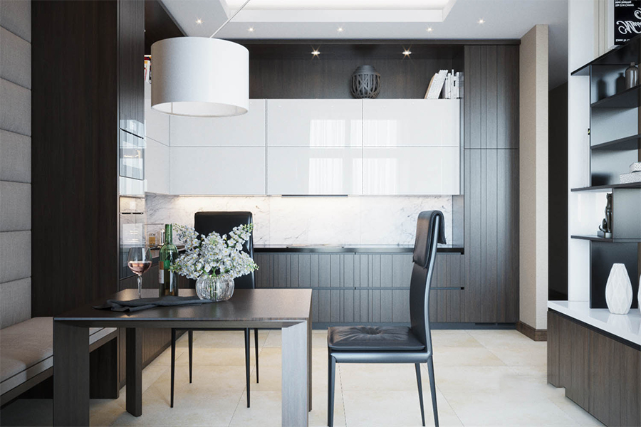 Mẫu thiết kế nội thất phòng bếp tại Buôn Ma Thuột