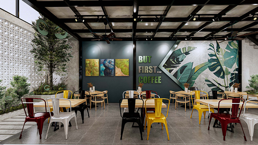 Thiết kế nội thất và kiến trúc nhà hàng, quán cà phê trọn gói