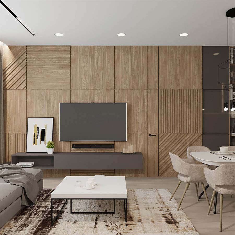 Mẫu thiết kế nội thất phòng khách đẹp