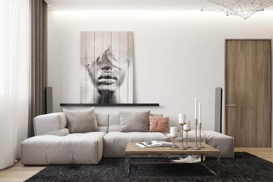 Mẫu thiết kế nội thất phòng khách đẹp bmt