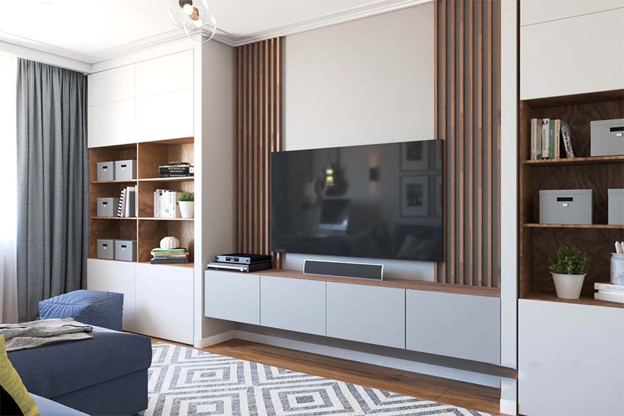 Mẫu thiết kế nội thất phòng khách đẹp Buôn Mê Thuột. Phong cách mang hơi hướng hiện đại, phù hợp với những chung cư và căn hộ